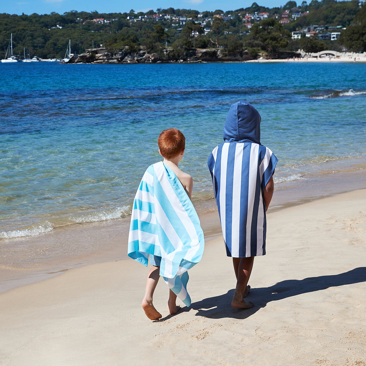 Poncho Kids Cabana Collection Whitsunday Blue