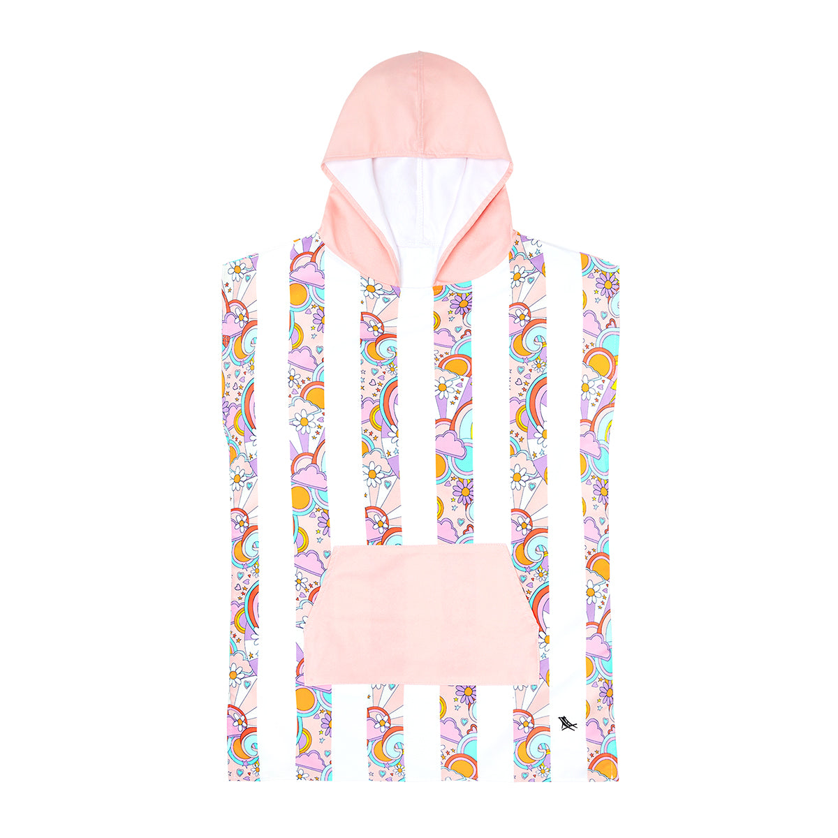 Poncho Kids Patterned Collection Pink Power