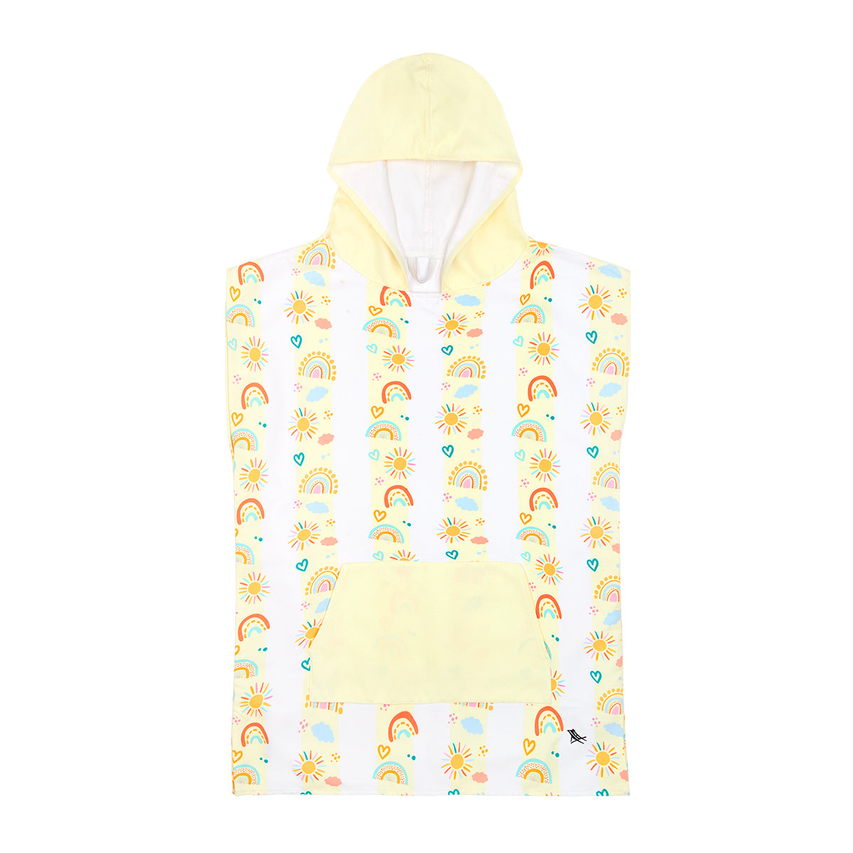 Poncho Kids Patterned Collection Rainbow Road