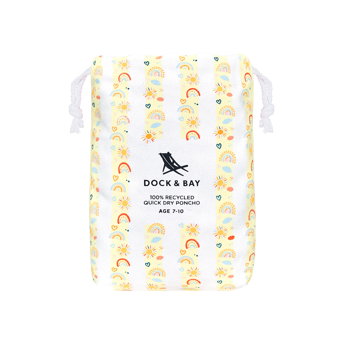 Poncho Kids Patterned Collection Rainbow Road