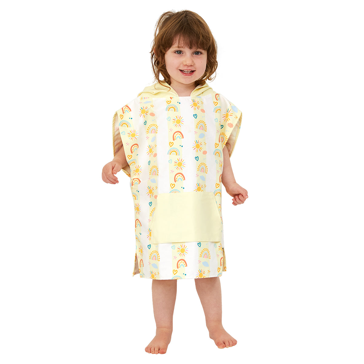 Poncho Kids Patterned Collection Rainbow Road