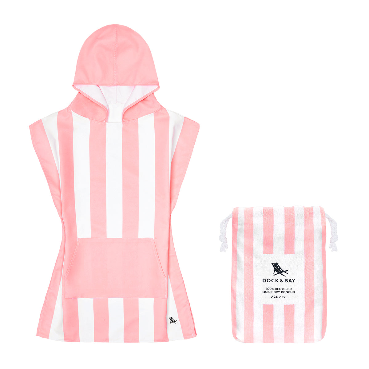 Poncho Mini Cabana Collection Malibu Pink