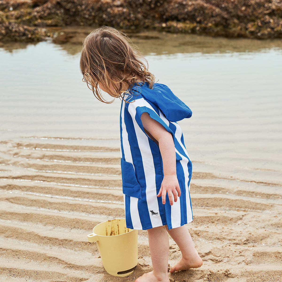 Poncho Mini Cabana Collection Whitsunday Blue