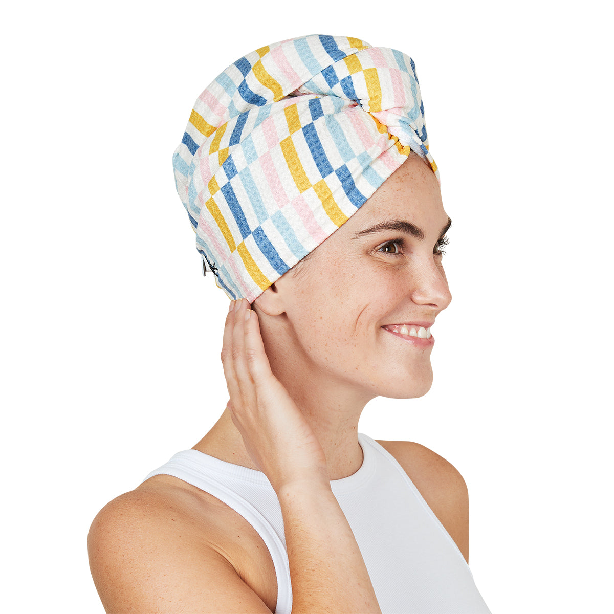 Dock & Bay Waffle Hair Wrap Boardwalk Parade 100% Recycled 100% Recycled