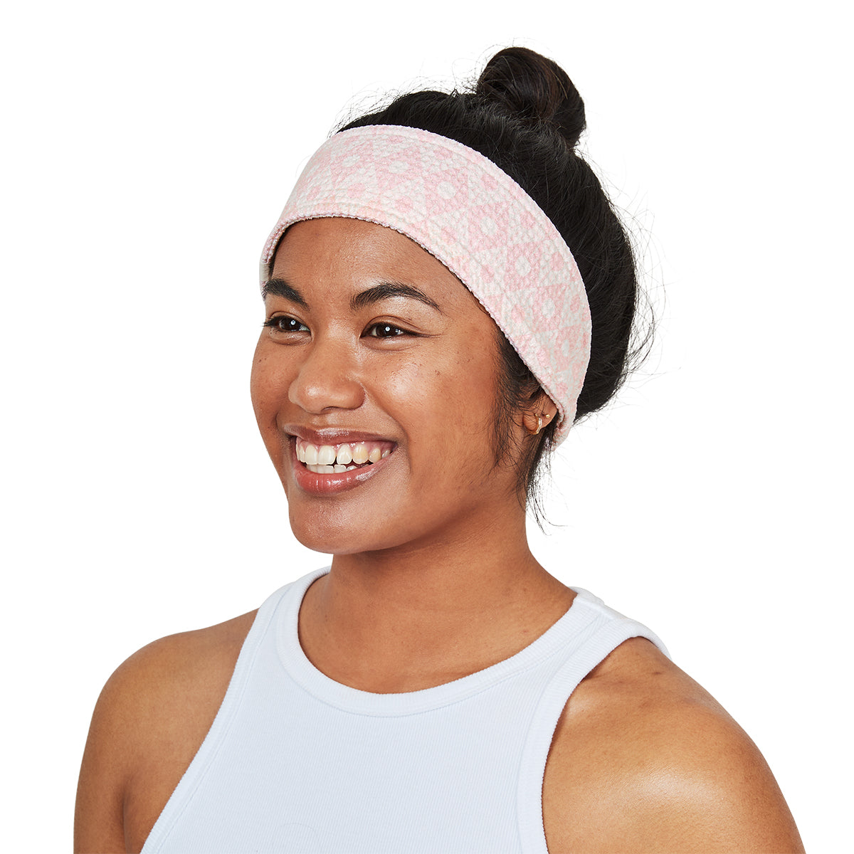 Waffle SPA Head Band Diamond Pink