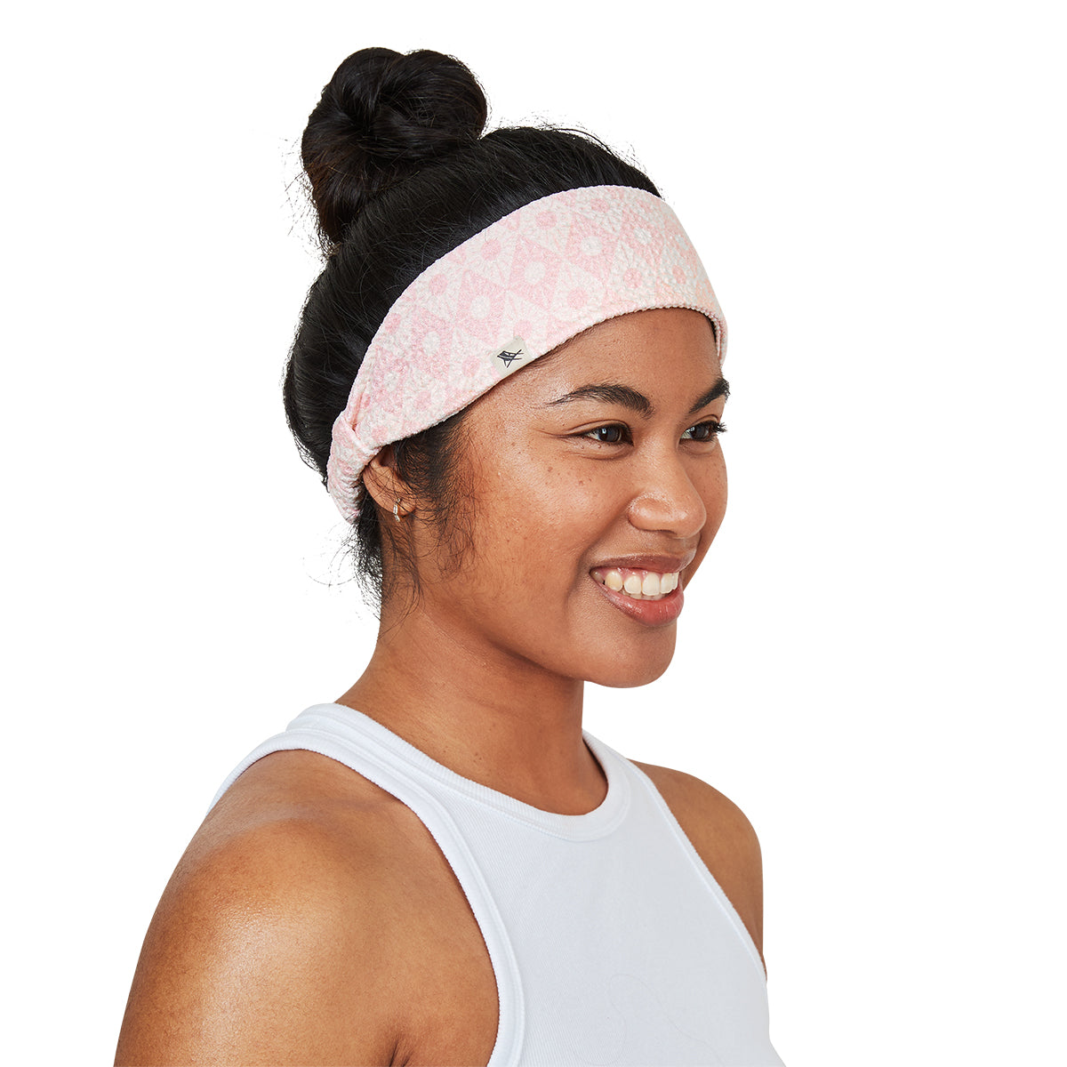 Waffle SPA Head Band Diamond Pink