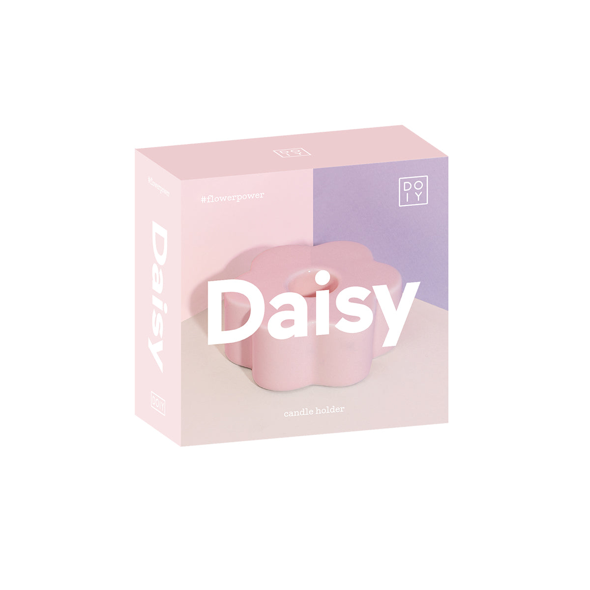 Daisy Candle Holder Pink