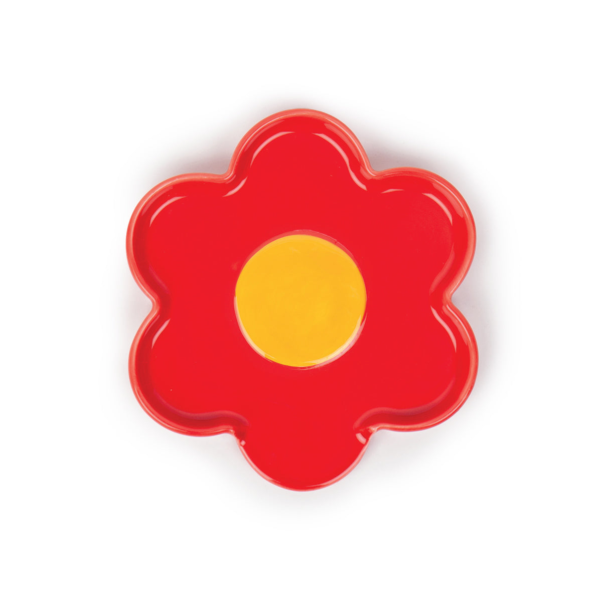 DOIY Daisy Spoon Rest Red