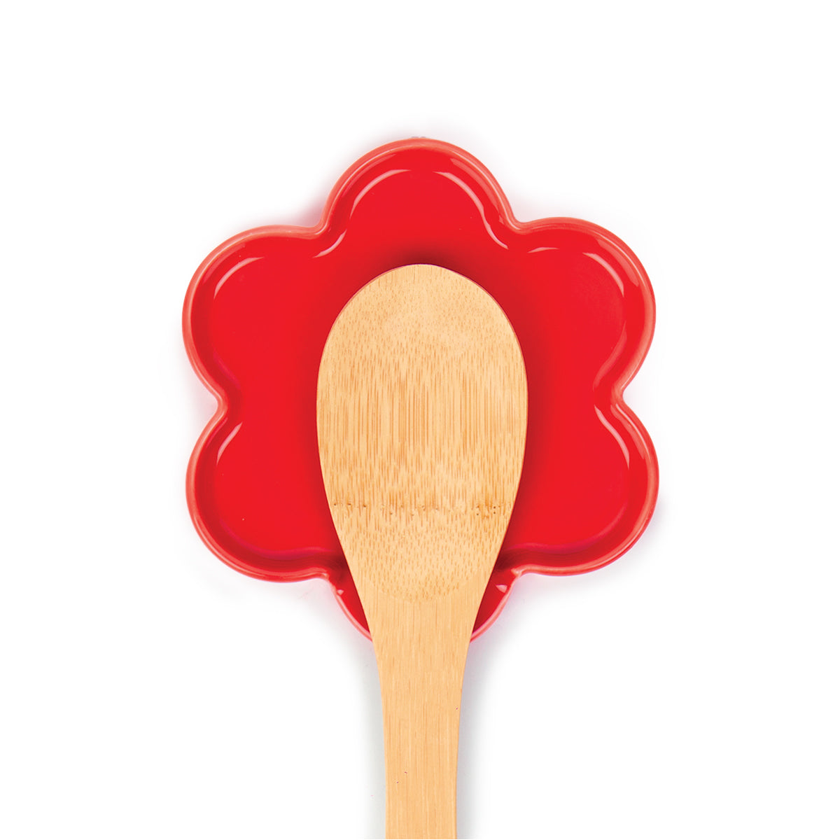 DOIY Daisy Spoon Rest Red