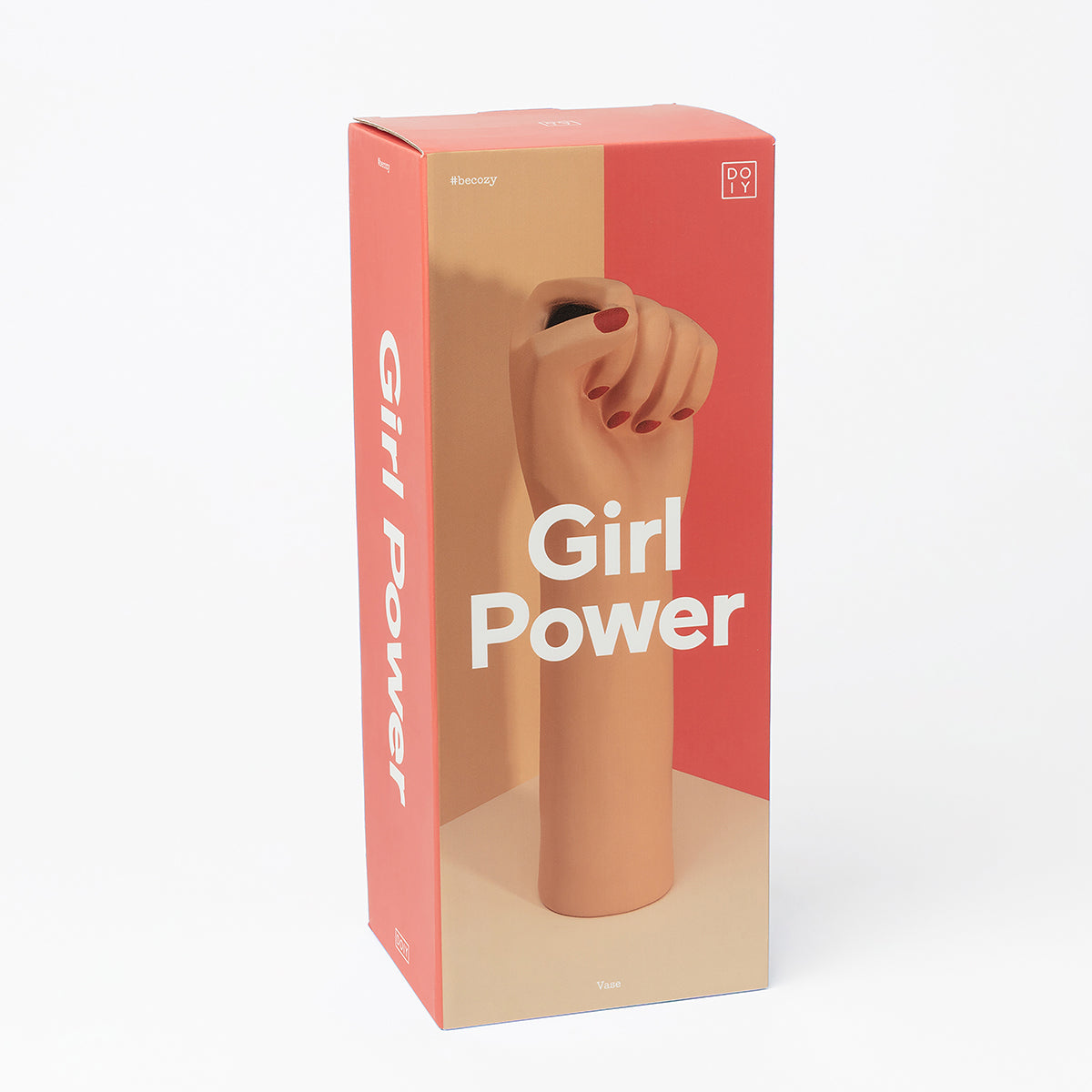 Girl Power Big Vase Brown