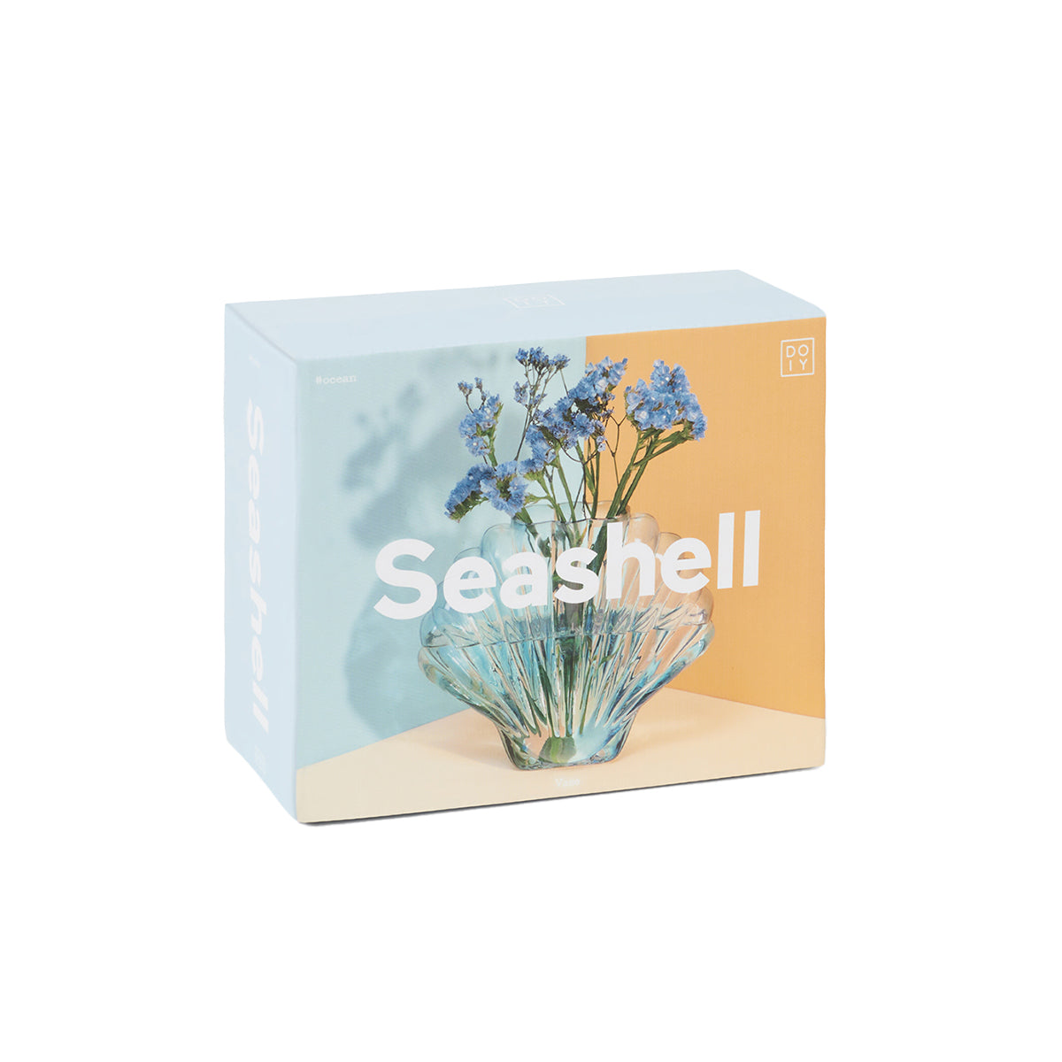 Seashell Vase Blue