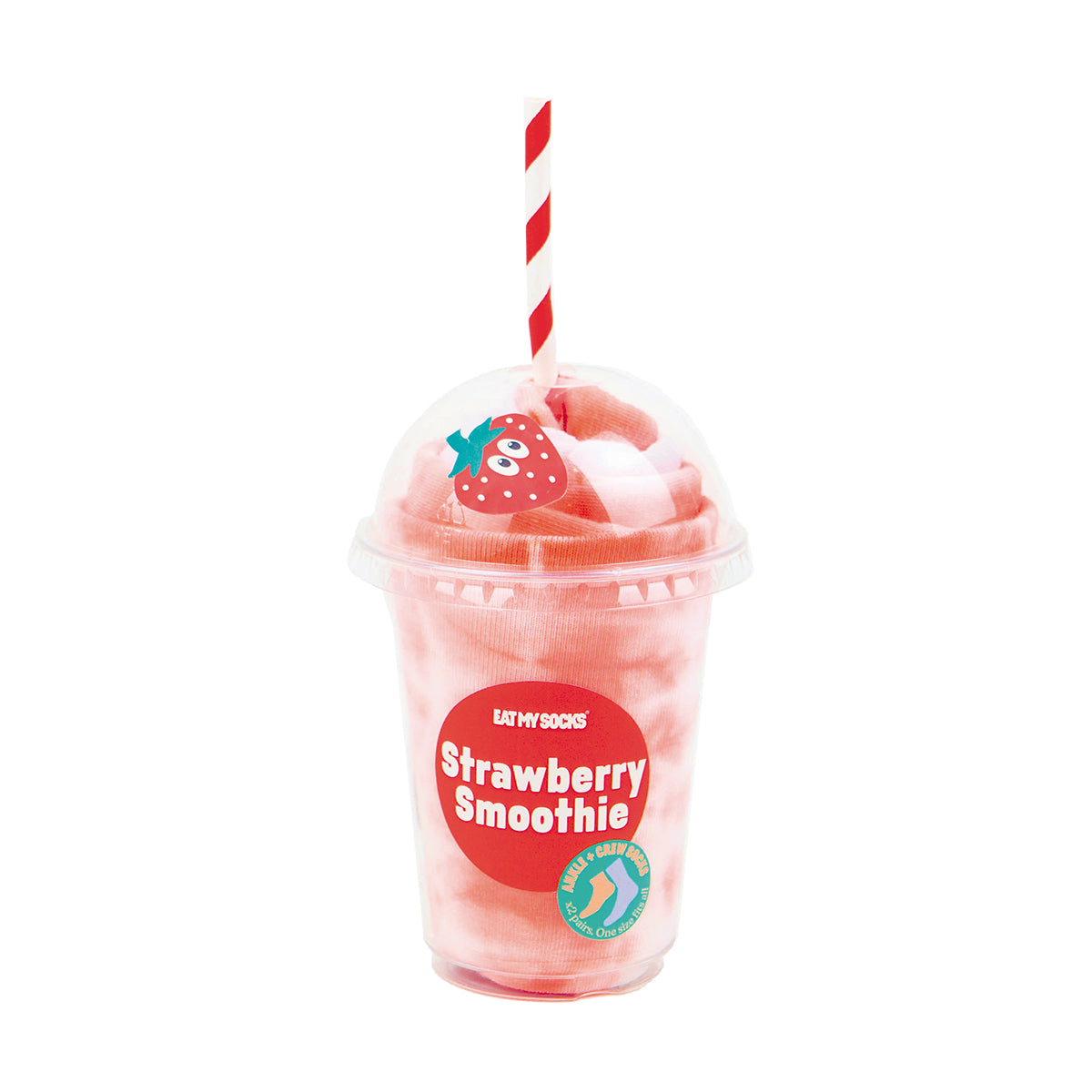 Socks Smoothie Strawberry (2 pairs)