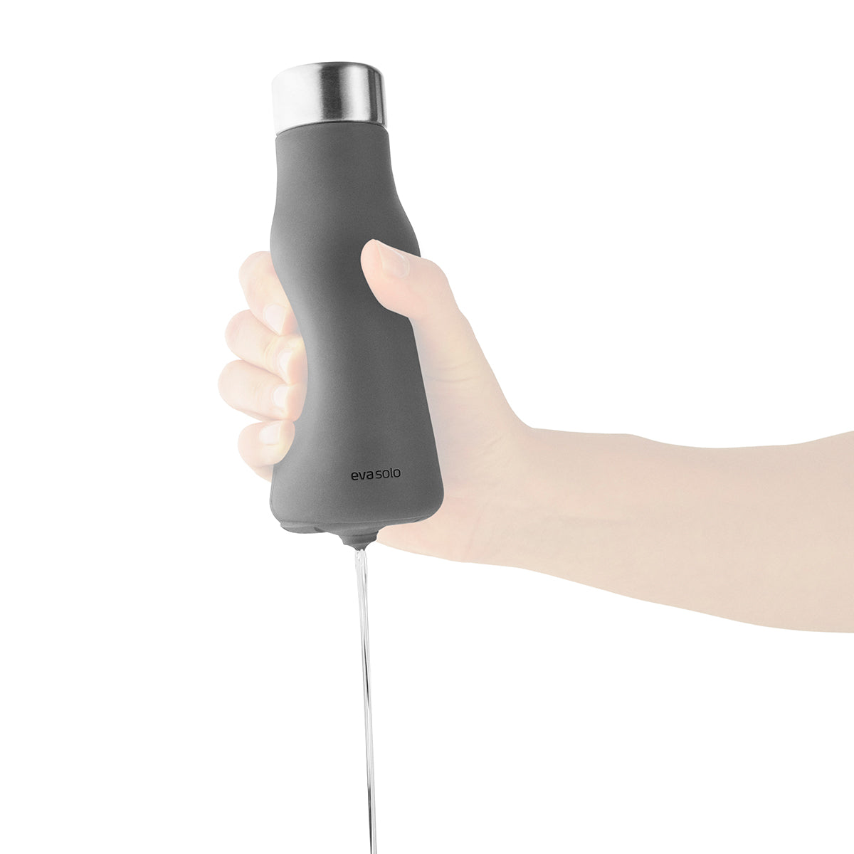 Soap Dispenser Squeeze Elephant Grey