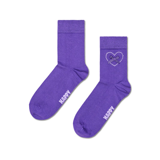 Bow Heart 1/2 Crew Sock (5300)