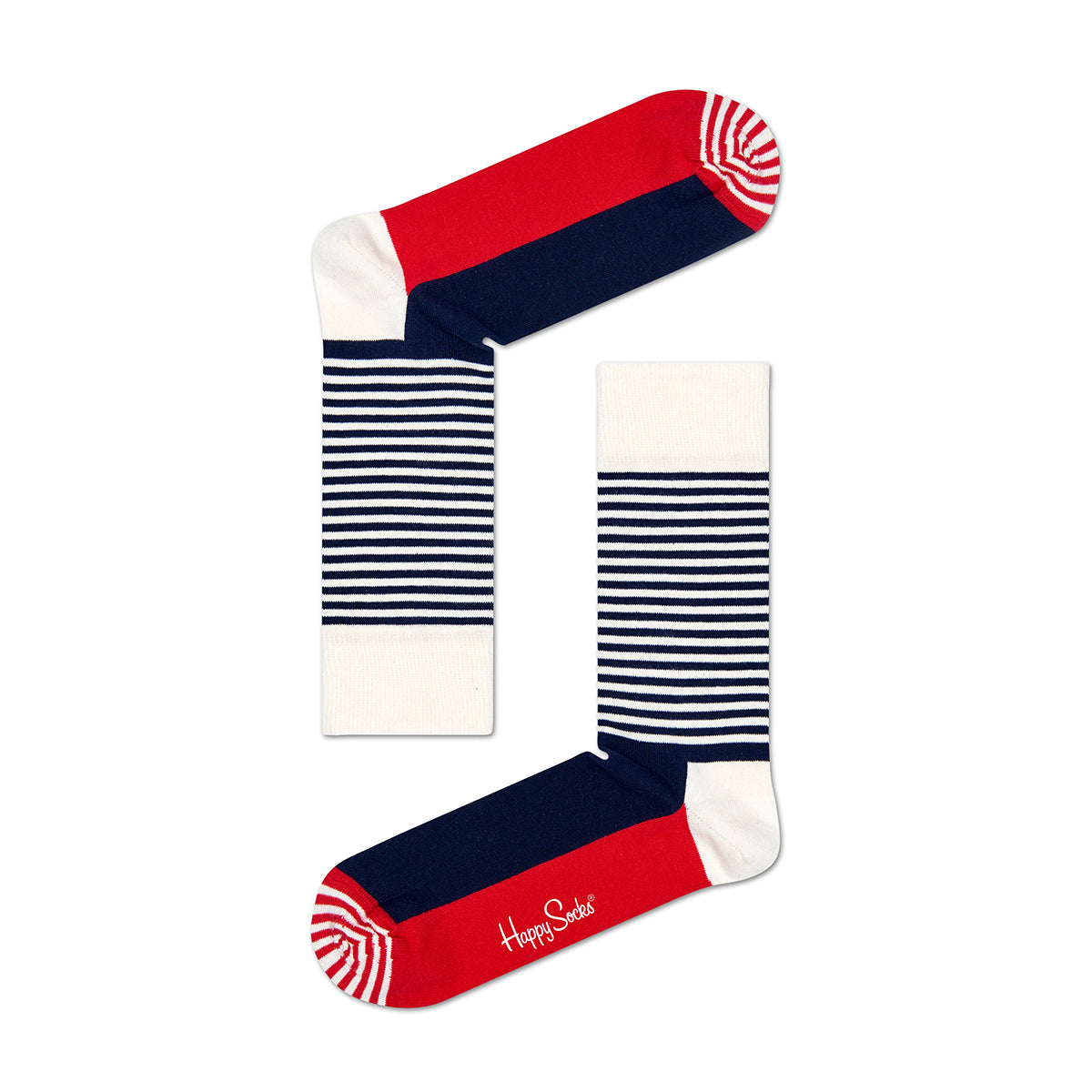 Happy Socks Half Stripe Sock (068)