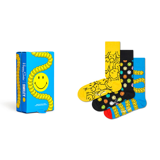 Happy Socks Smiley Gift Set (6700) 3-Pack