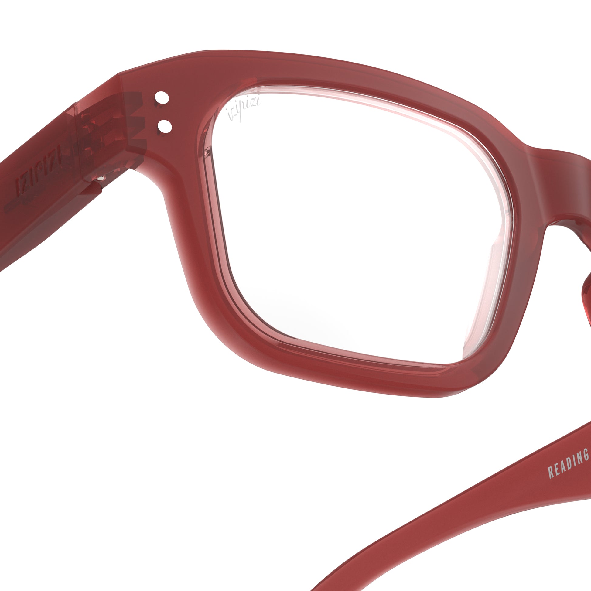 IZIPIZI Reading Collection Quote Chapters Carmine Red