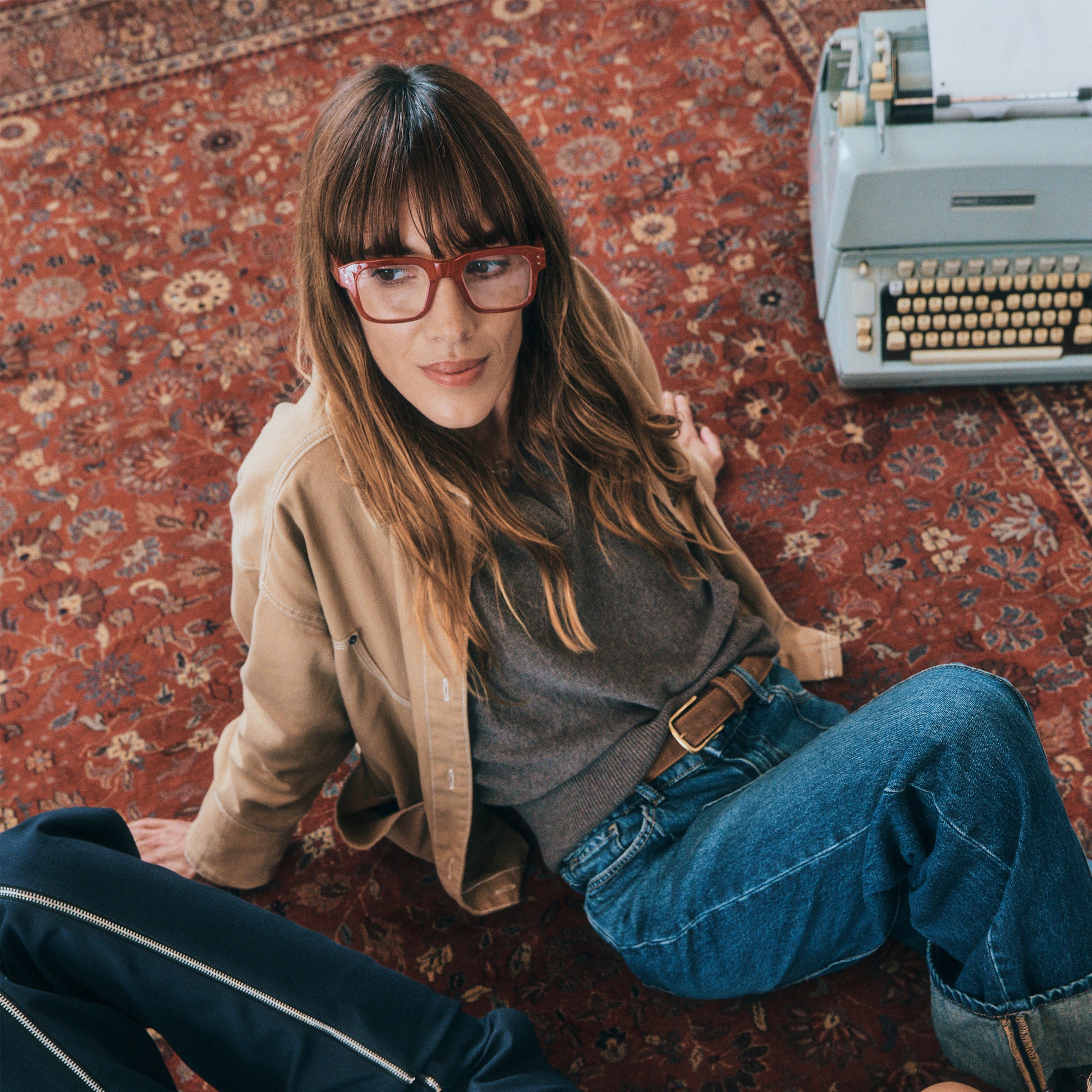 IZIPIZI Reading Collection Quote Chapters Carmine Red