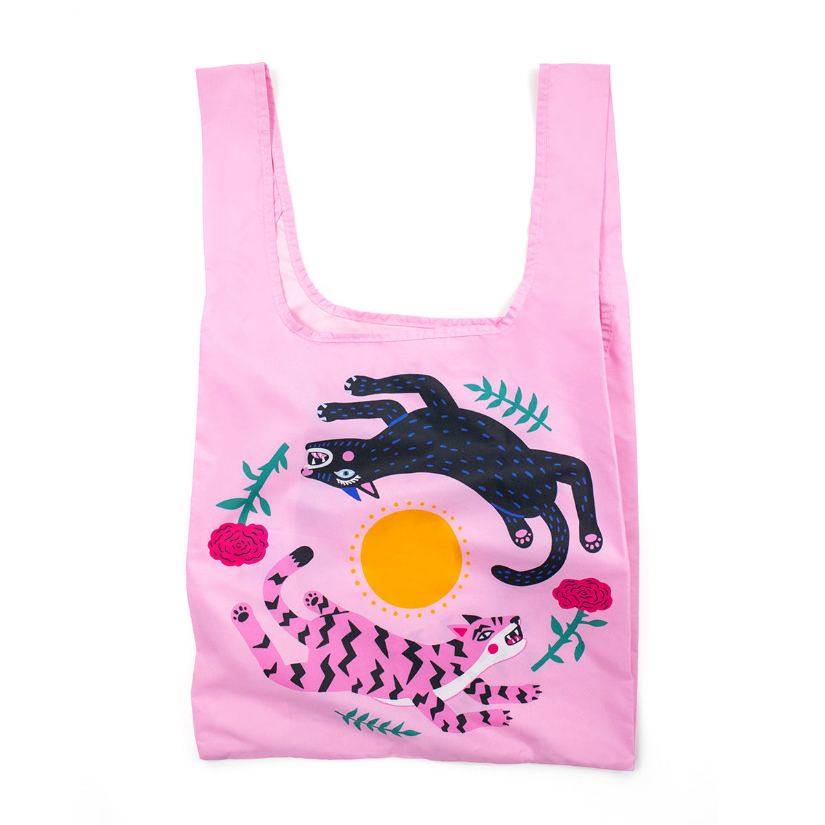 Reusable Bag Collab Amy Hastings Leaping Cat