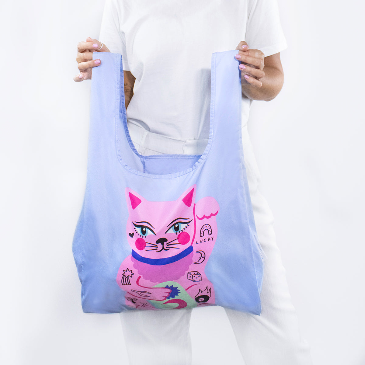 Reusable Bag Collab Amy Hastings Lucky Cat