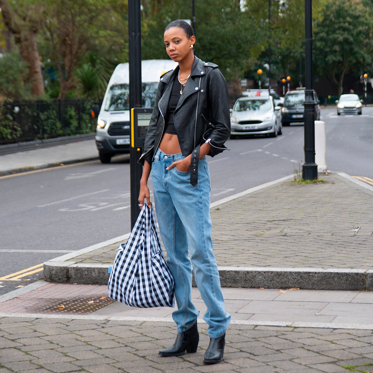 Reusable Bag Medium Gingham