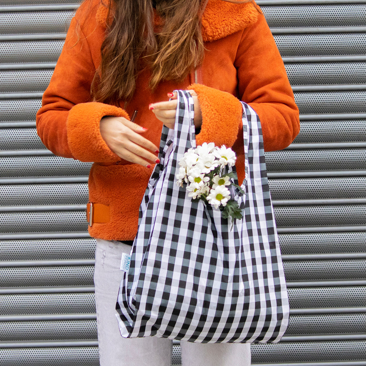 Reusable Bag Medium Gingham