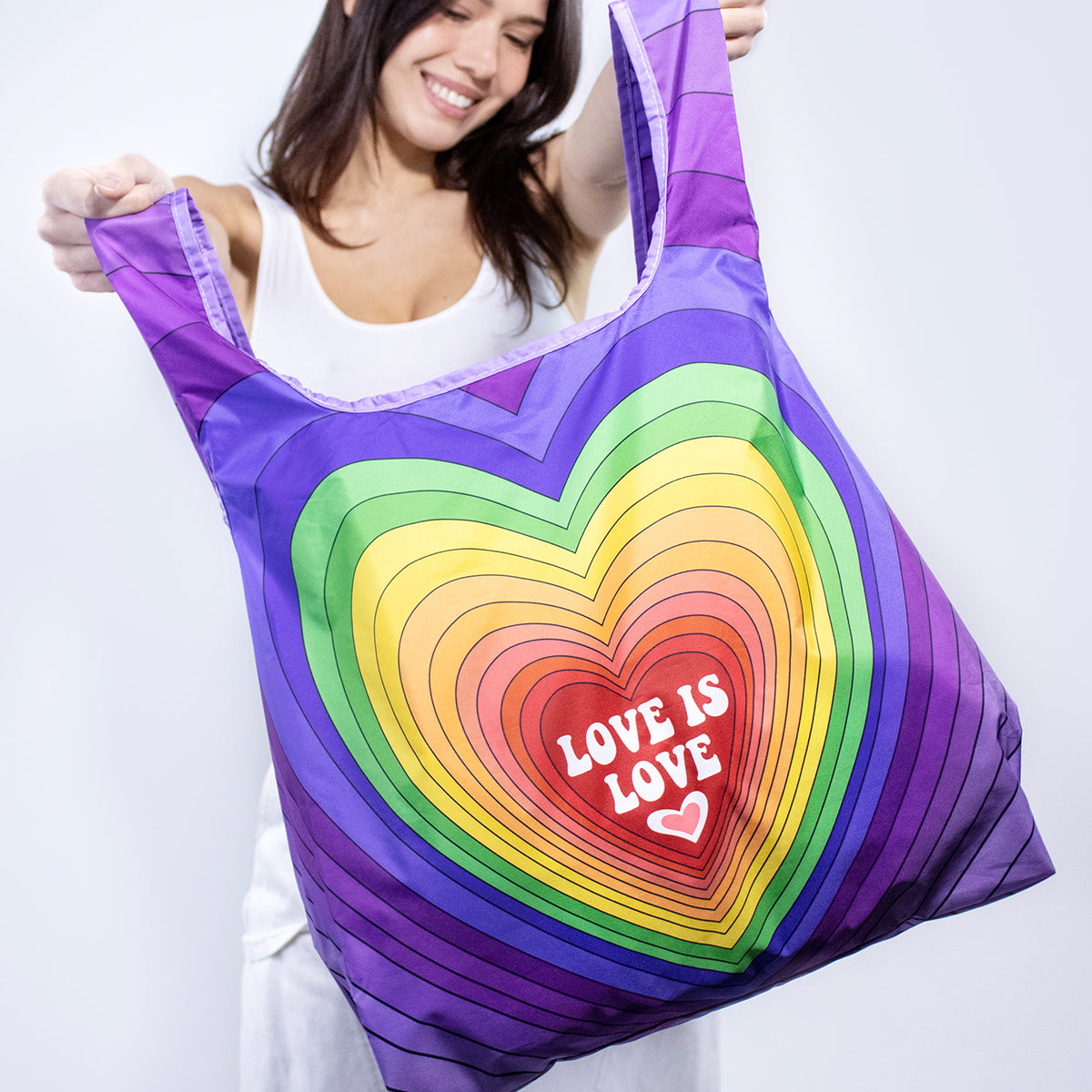 Reusable Bag Medium Love Rainbow