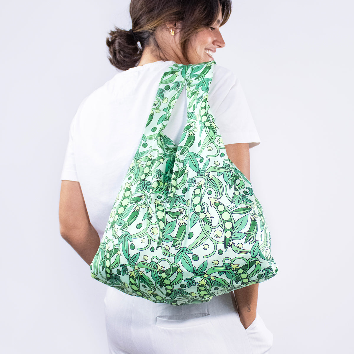 Reusable Bag Medium Peas