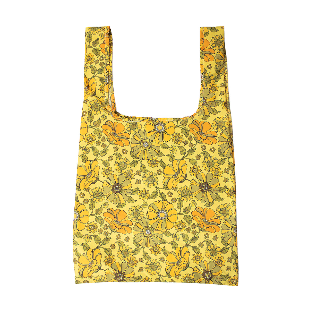 Reusable Bag Medium Retro Flowers