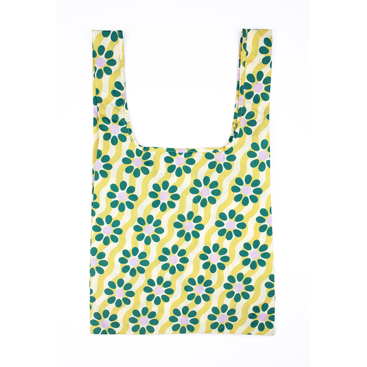 Reusable Bag Medium Wavy Daisy