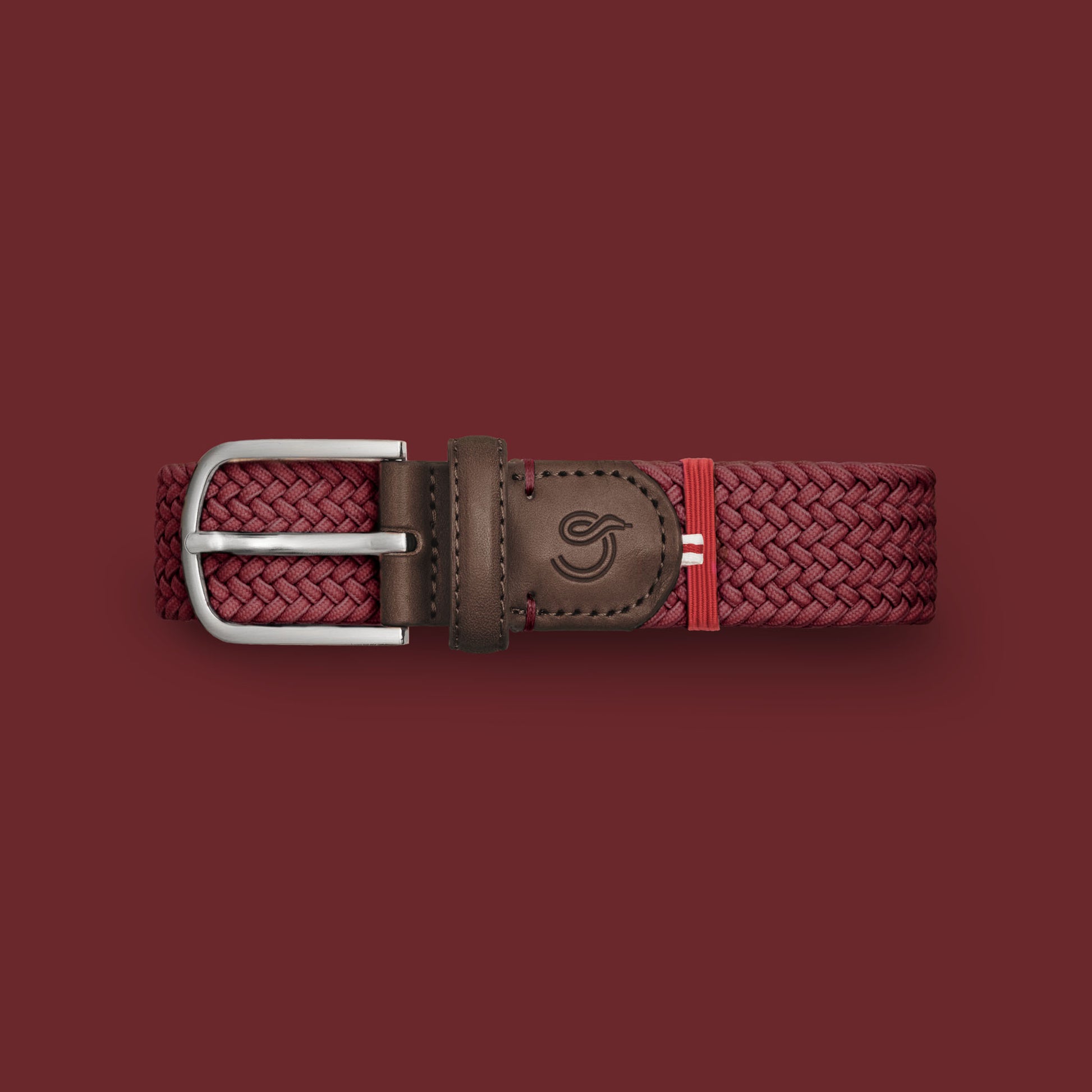 La Boucle La Boucle Mono Bordeaux Woven Belt Woven Belt