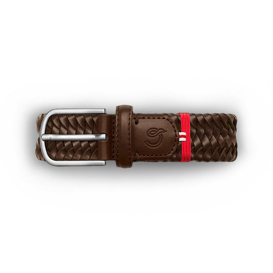 La Boucle La Boucle Stretch Leather Mono Roma Woven Belt Woven Belt