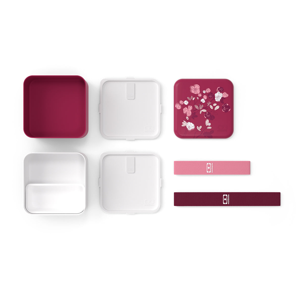 Monbento MB Square Graphic Magnolia Lunch Box Lunch Box