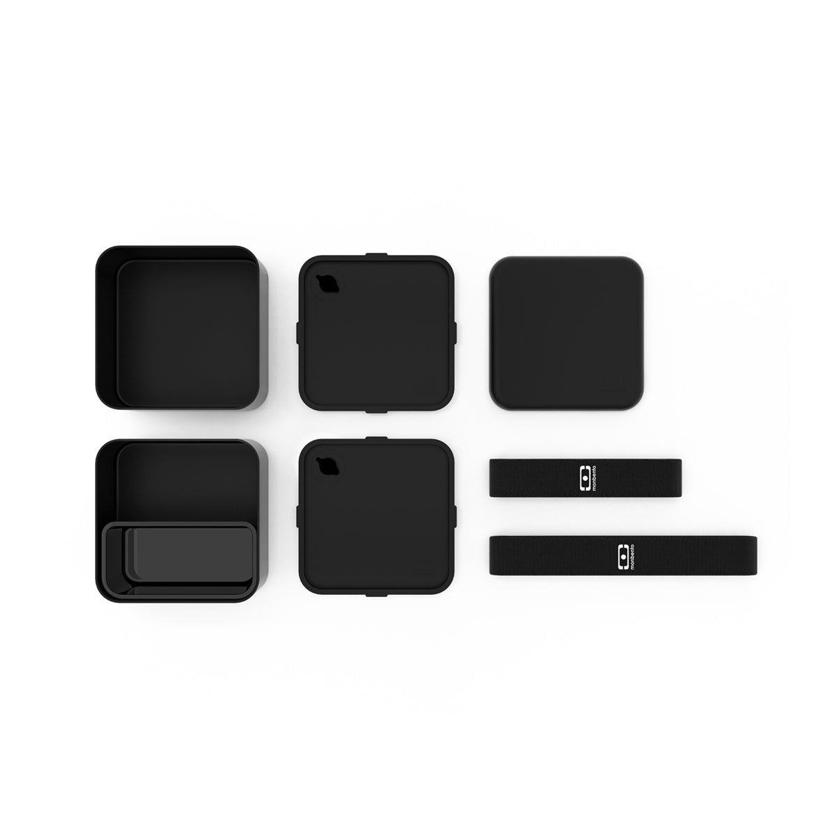 Monbento MB Square v1 Black Lunch Box Lunch Box