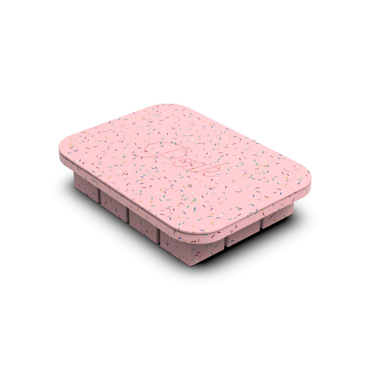 Ice Cube Tray Everyday Speckled Pink