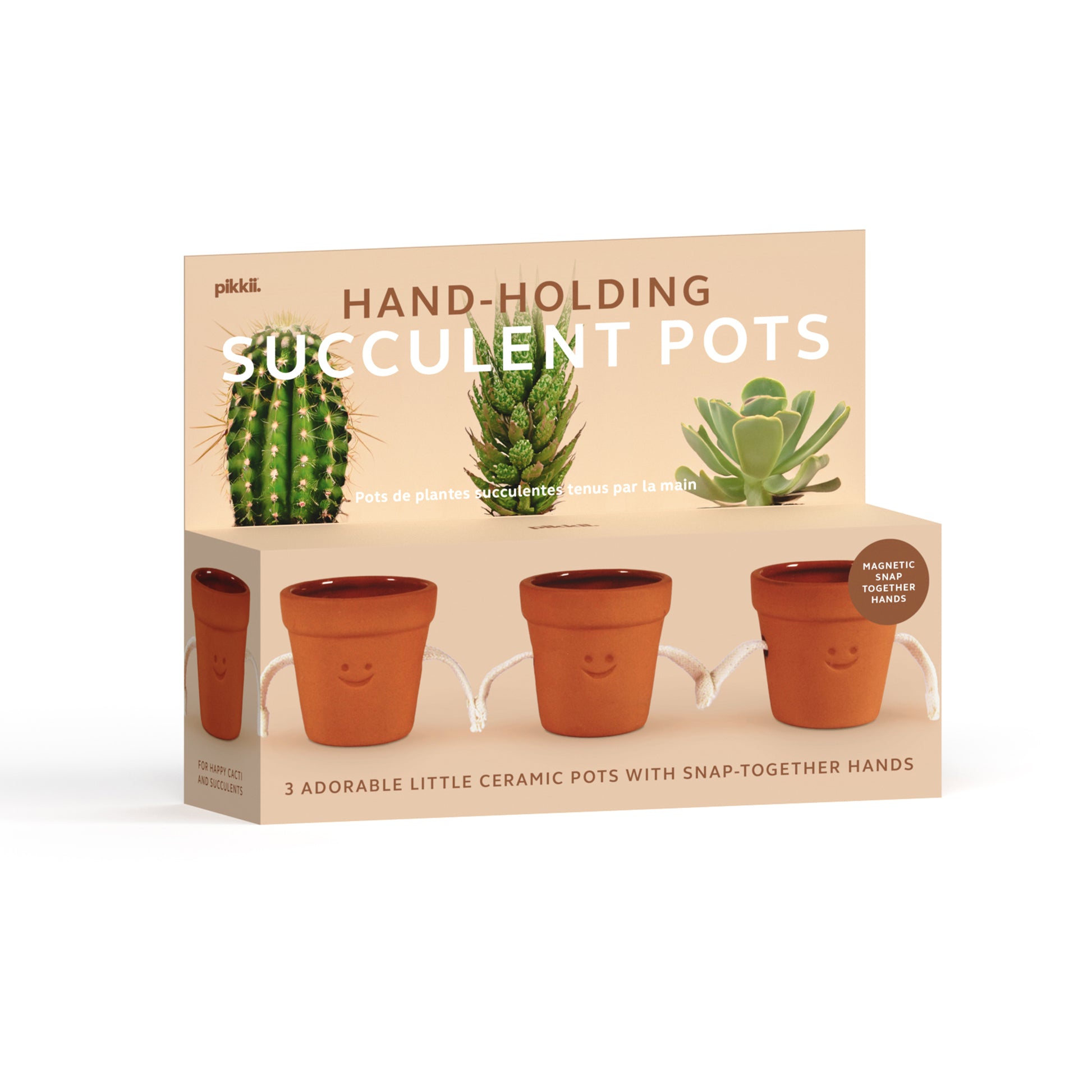 Pikkii Hand Holding Succulent Pots (set of 3)