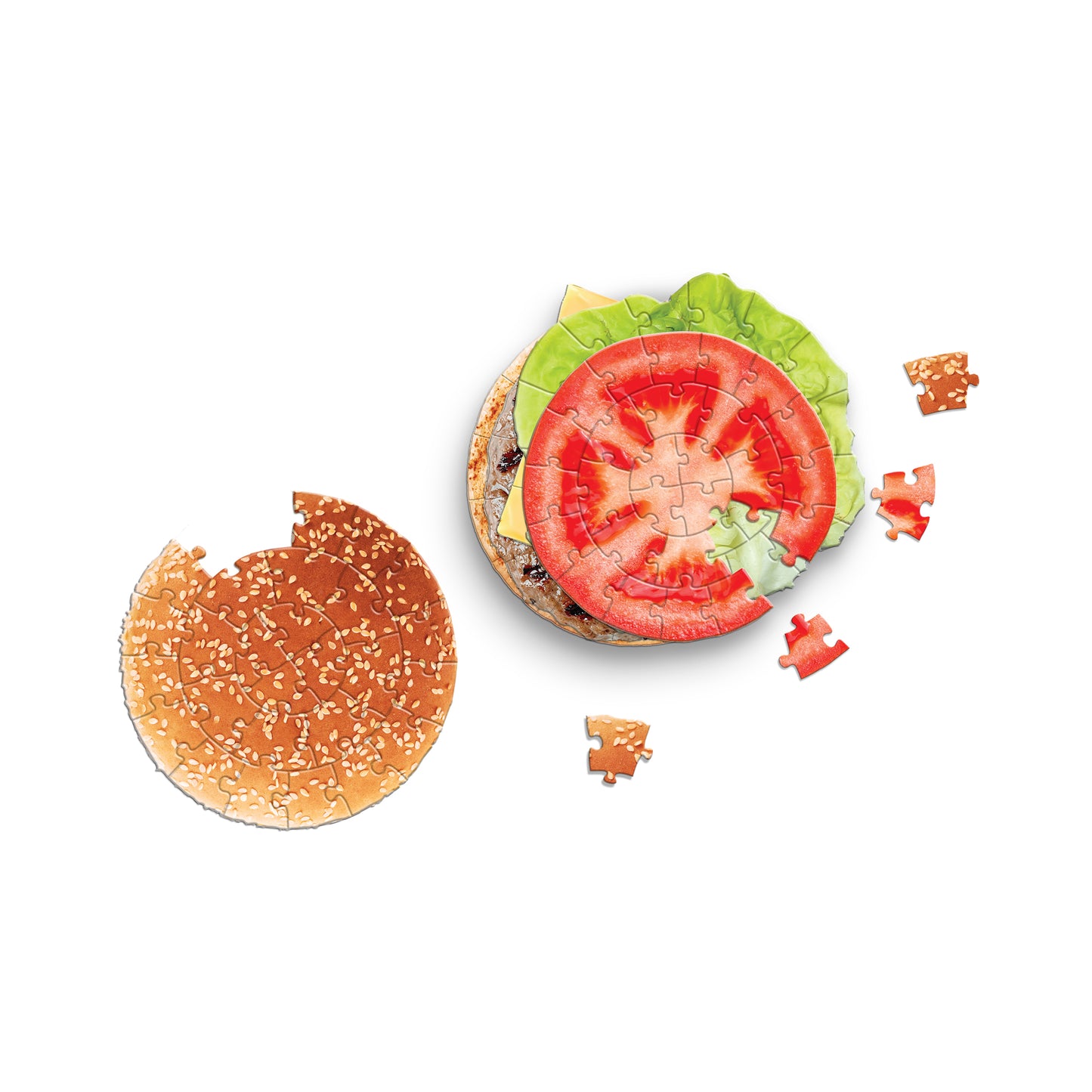 Pikkii Jigsaw Puzzle 6 Layer Burger