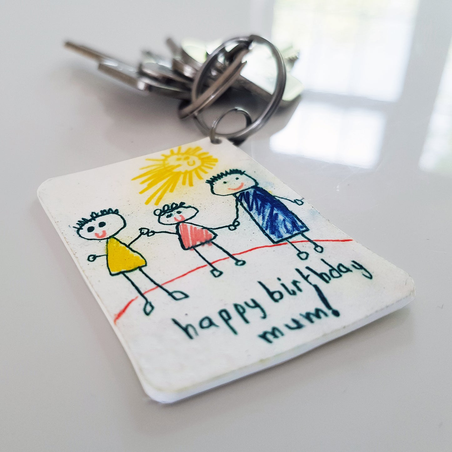 Pikkii Keyring Shrink Kit Drawing