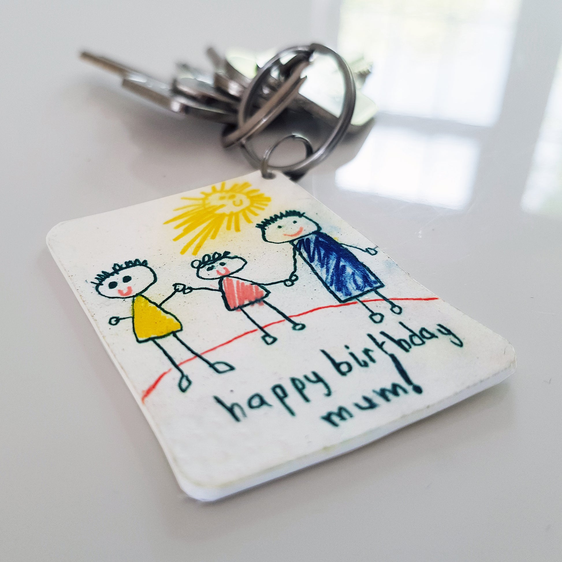 Pikkii Keyring Shrink Kit Drawing