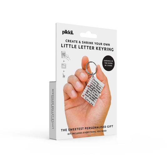Pikkii Keyring Shrink Kit Little Letter