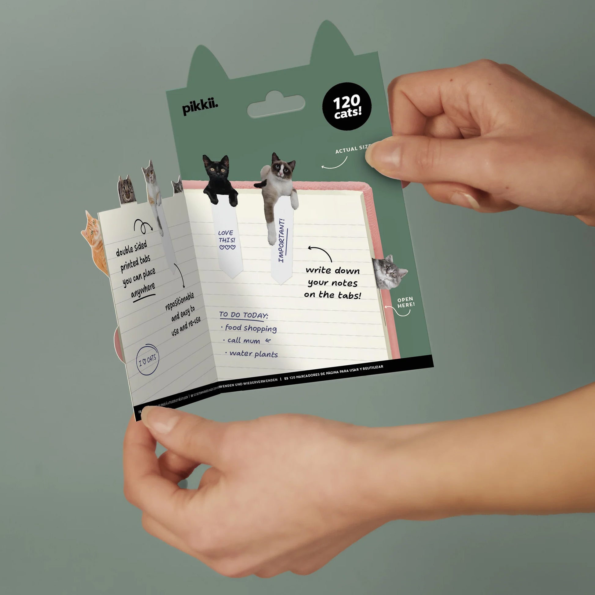 Pikkii Page Markers Cat