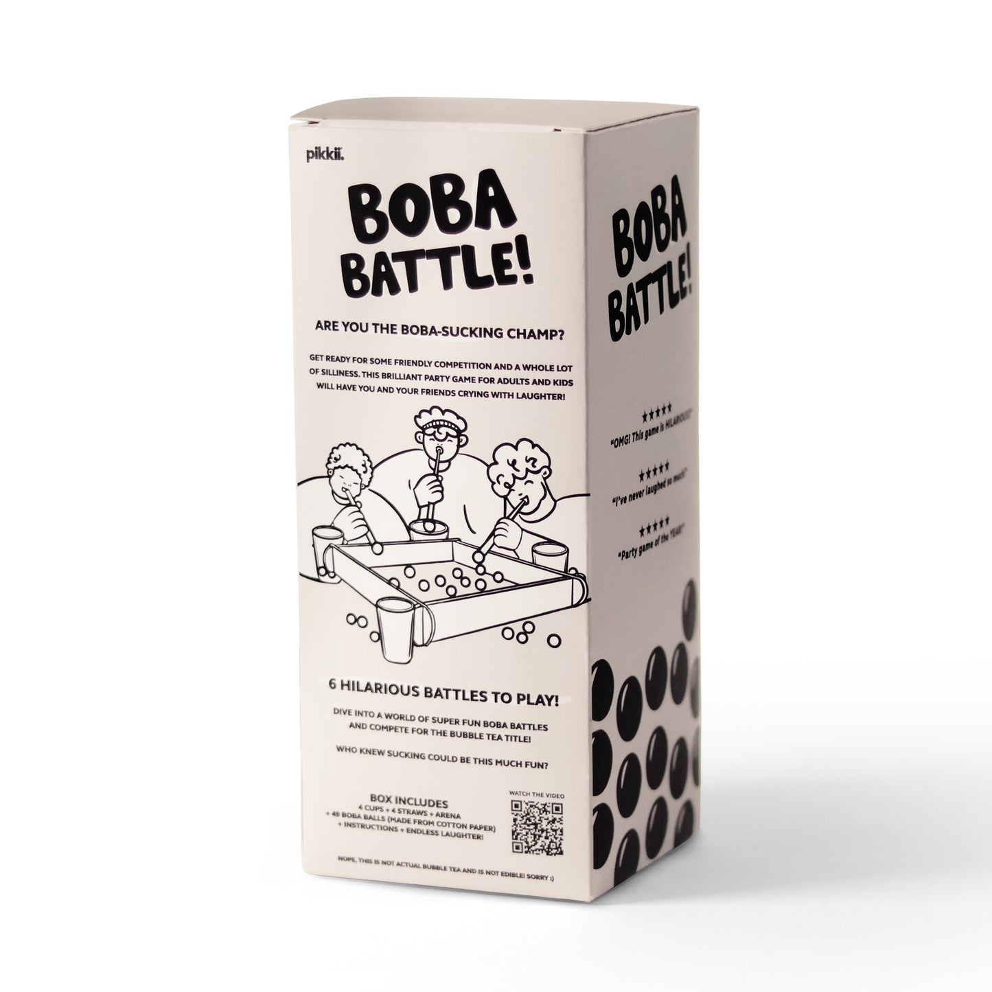 Pikkii Party Game Boba Battle