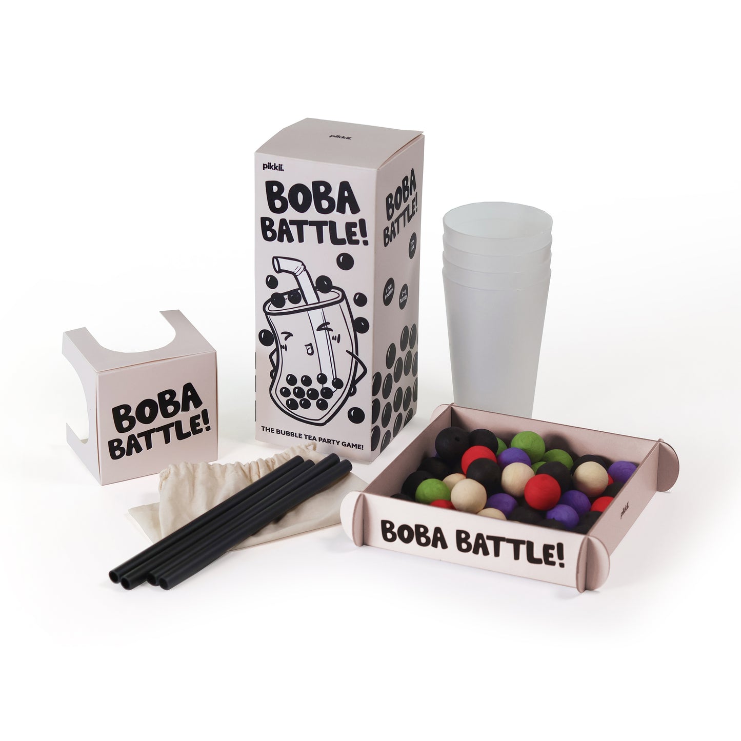 Pikkii Party Game Boba Battle