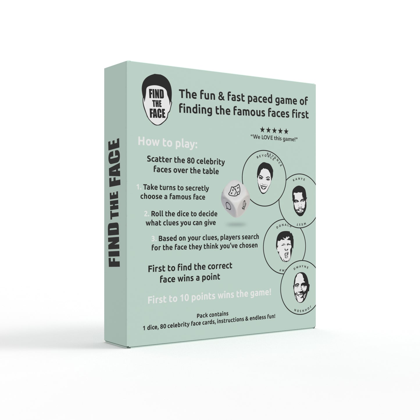 Pikkii Party Game Find The Face