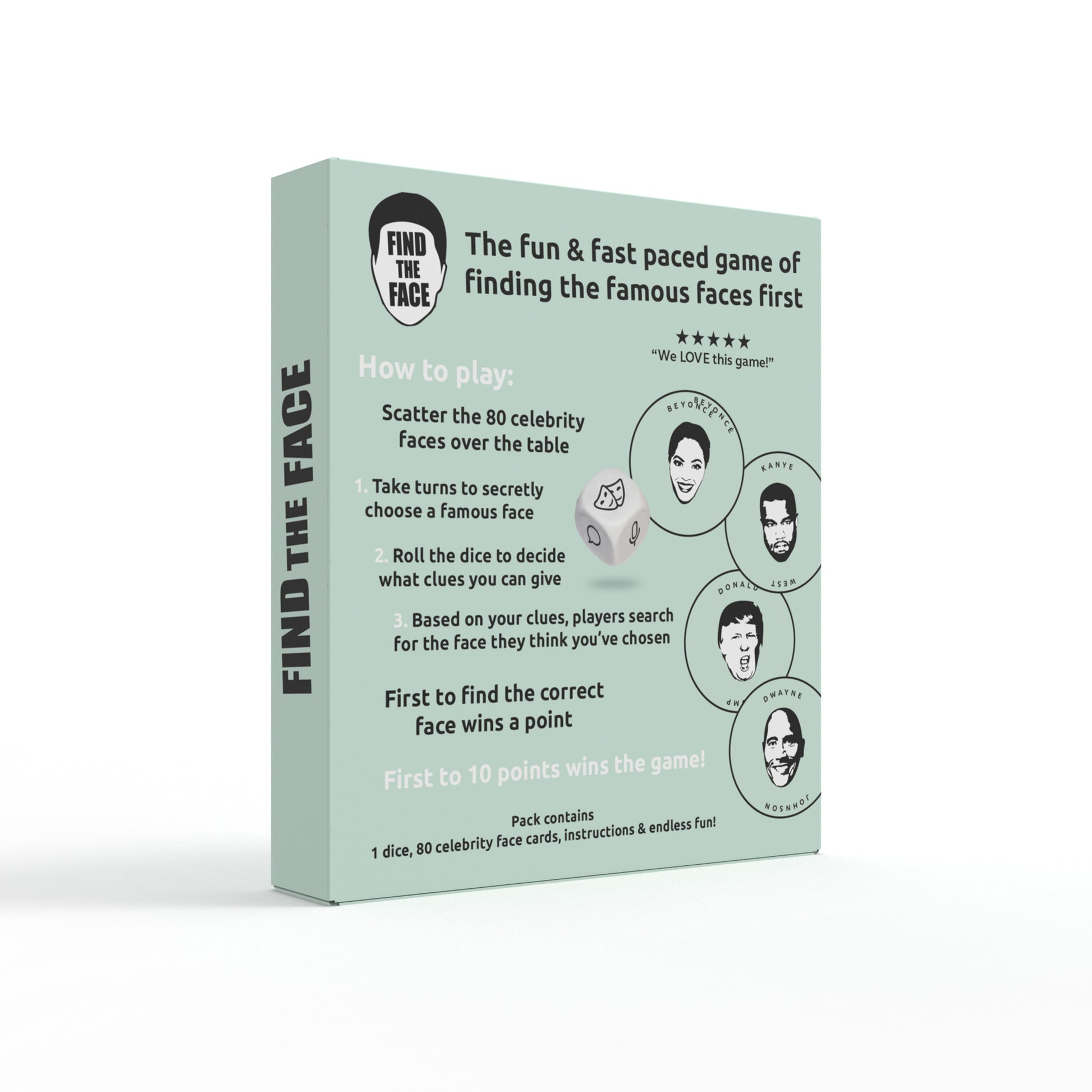 Pikkii Party Game Find The Face