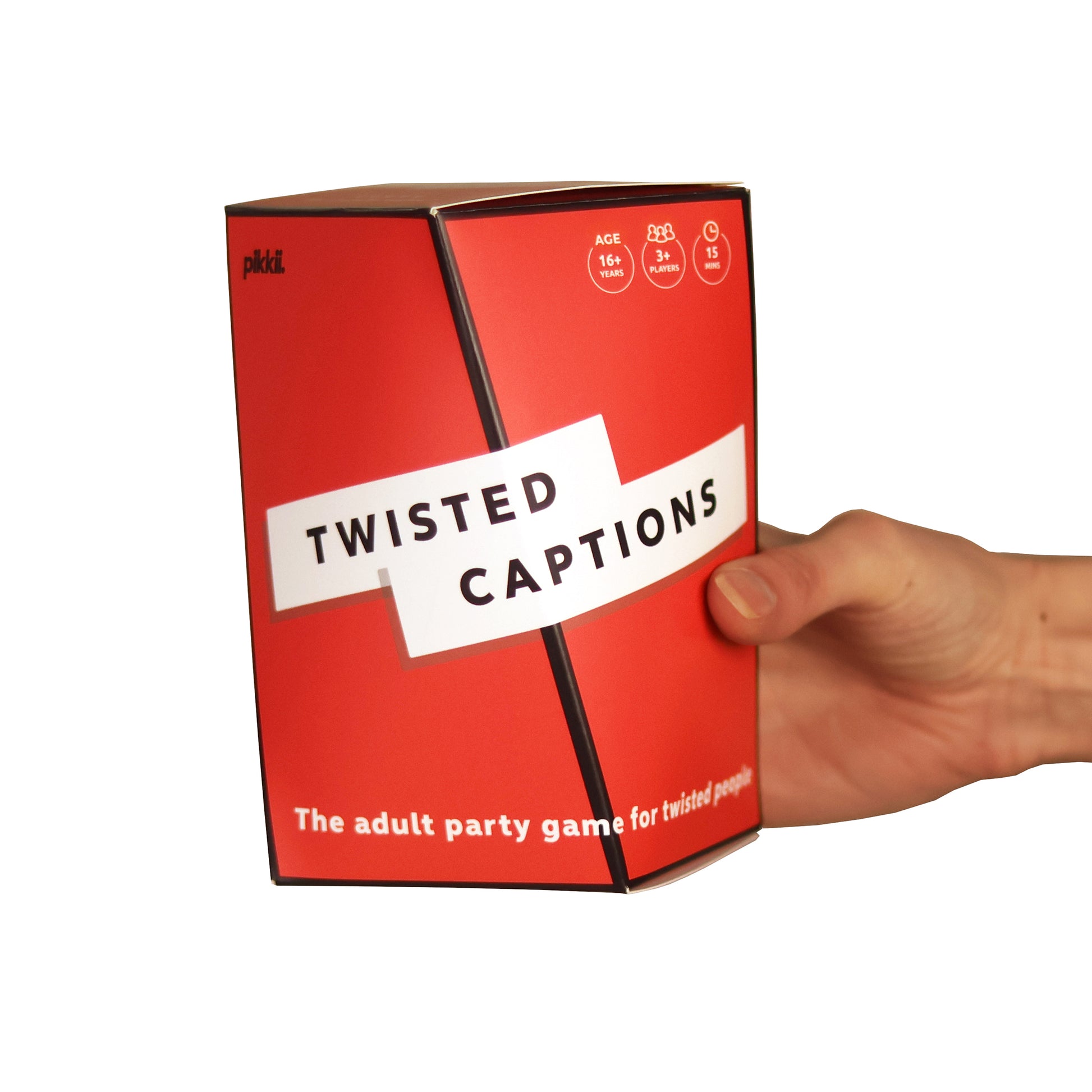 Pikkii Party Game Twisted Captions