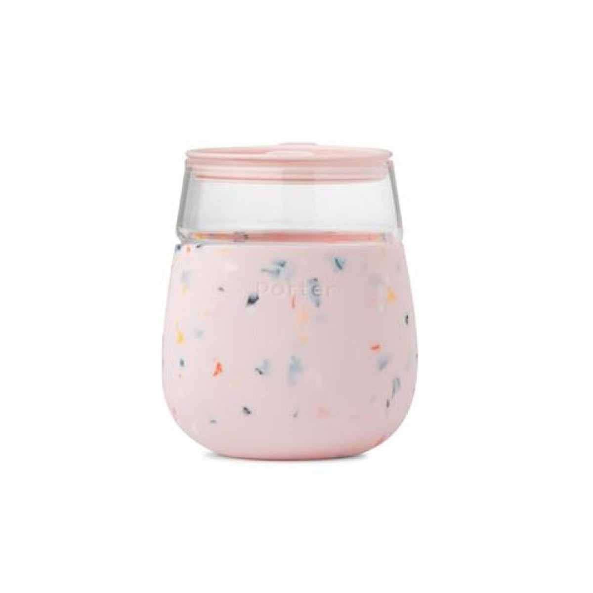 Glass Tumbler Terrazzo 444ml Blush