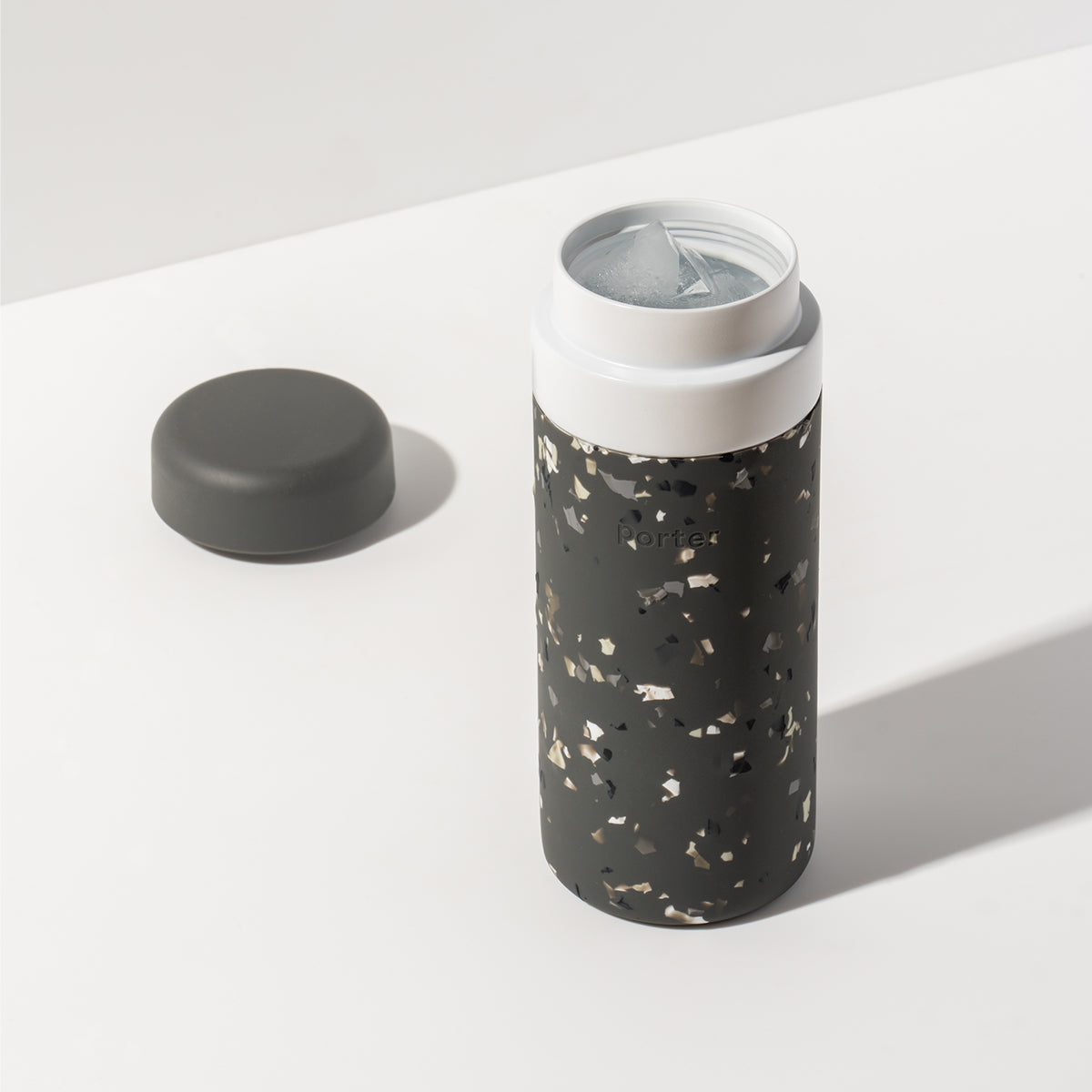 Insulated Bottle Terrazzo 475ml Charcoal