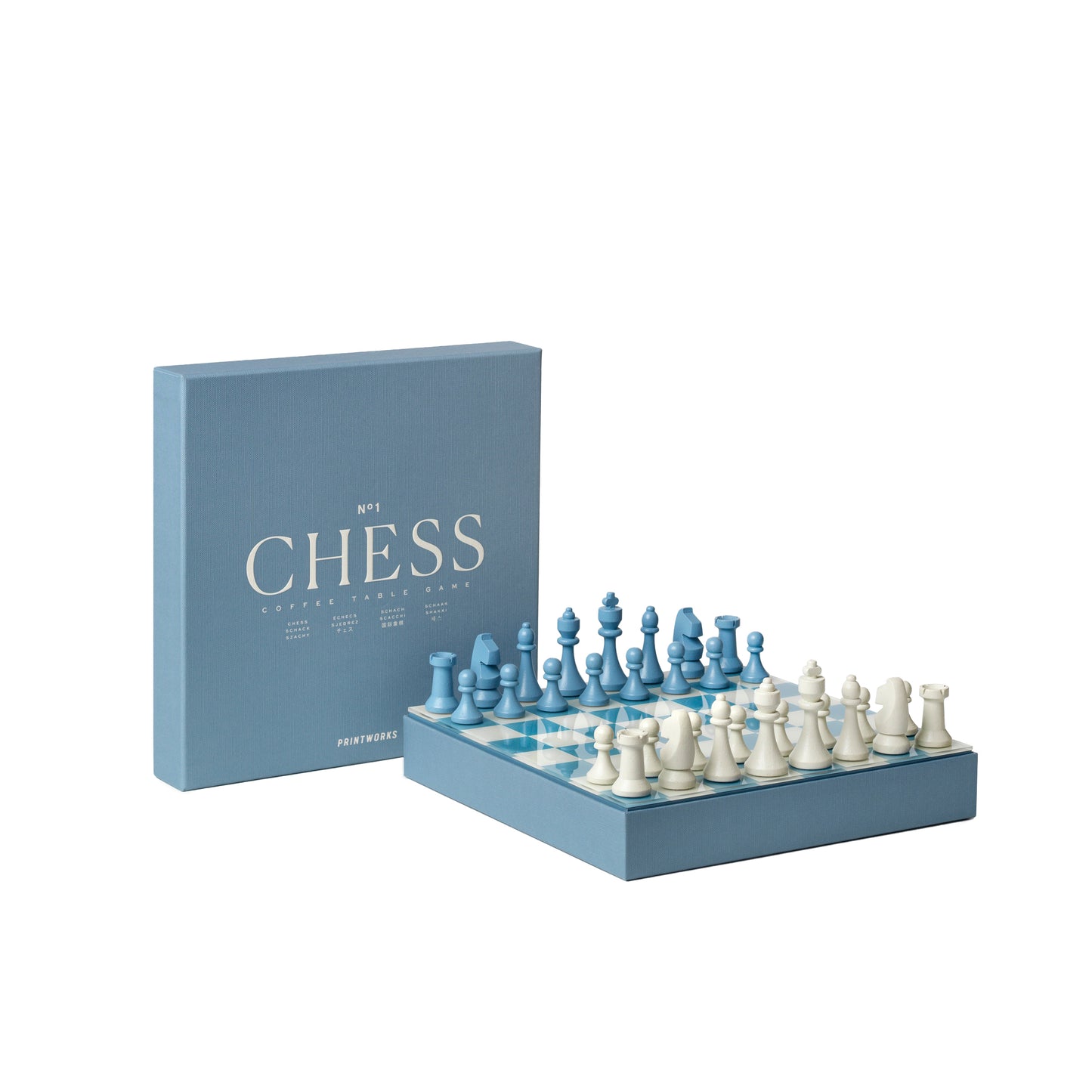 Printworks Classic Games Chess Dusty Blue
