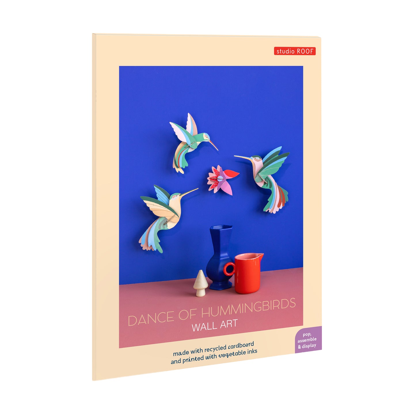 Studio Roof Wall Art (B4) Dance of Hummingbirds Set